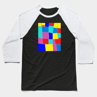 abstract squares Baseball T-Shirt